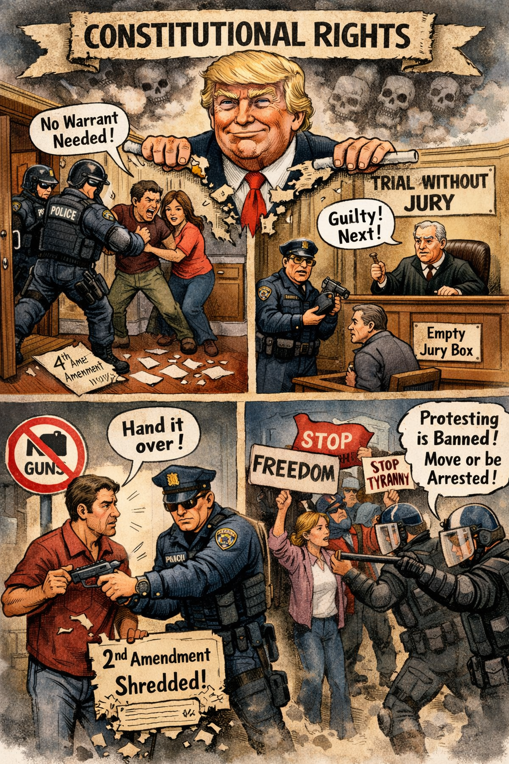 The Erosion of Constitutional Rights Under President Trump